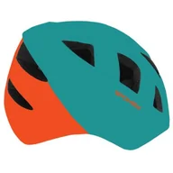 Kaski rowerowe - Spokey Kask Cherub rozmiar 44-48) Zielono-czerwony - miniaturka - grafika 1