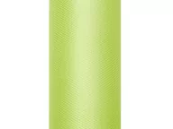 Pasmanteria - Party Deco Tiul gładki jasnozielony - 30 cm x 9 metrów - 1 szt. TIU30-102 - miniaturka - grafika 1