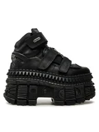 Glany damskie - NEW ROCK Glany M-WALL285-S1 Czarny - miniaturka - grafika 1