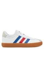 Buty dla dziewczynek - adidas Sneakersy VL Court 3.0 JH8721 Biały - miniaturka - grafika 1
