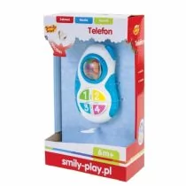 Smily play TELEFON NIEBIESKI 36/72 SP83122 AN01 - Zabawki interaktywne dla dzieci - miniaturka - grafika 1