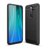 Etui i futerały do telefonów - Etui Pancerne Karbon Xiaomi Redmi Note 8 Pro Czarny - miniaturka - grafika 1