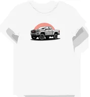 Koszulki i topy damskie - Koszulka damska biała Dynamika Srebrnego Pickupa XXL - miniaturka - grafika 1