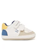 Buty dla chłopców - Tommy Hilfiger Sneakersy Low Cut Velcro T0B9-34330-1755 Biały - miniaturka - grafika 1