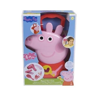 Świnka Peppa, walizeczka fryzjerska z akcesoriami - Zabawy w naśladowanie dorosłych - miniaturka - grafika 1