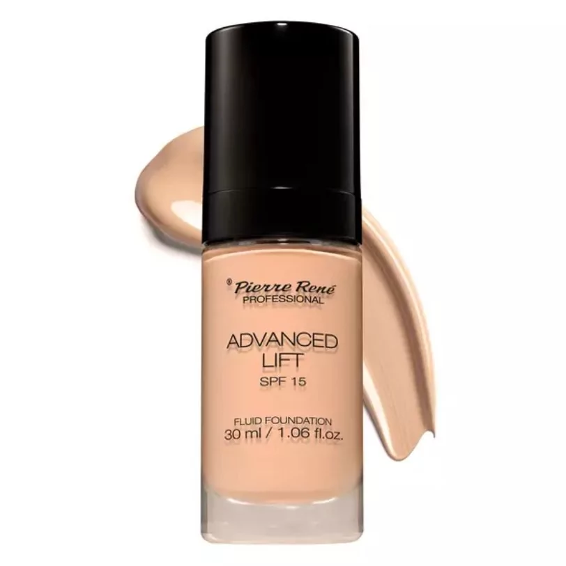 Pierre Rene Advanced Lift, podkład do twarzy 04 Light Beige, SPF 15, 30 ml