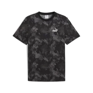 Męska koszulka Essentials Camo PUMA Black - Koszulki sportowe męskie - miniaturka - grafika 1