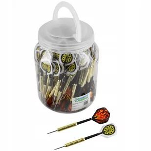 Strzałki Lotki Rzutki Do Darta Tarczy Mosiężne 100 - Dart - miniaturka - grafika 1