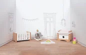 Domki dla lalek - Drewniane mebelki dla lalek do pokoju dziecięcego Goki - miniaturka - grafika 1