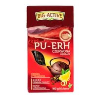 Herbata - Bio-Active pu-erh lemon 100g liściasta - miniaturka - grafika 1