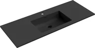 Umywalki - Mexen Otis umywalka wpuszczana w blat 121 x 46,5 cm, czarna mat - 25181271 - miniaturka - grafika 1