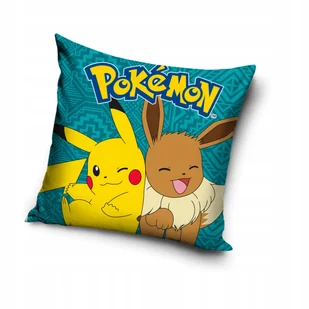 Poszewka pokemon 40x40 na poduszkę jaśka dekoracyjna pikachu eevee - Poszewki na poduszki - miniaturka - grafika 1