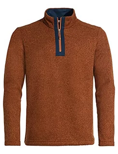Swetry męskie - VAUDE VAUDE Męski sweter męski Tesero brązowy terakota S 42445 - grafika 1