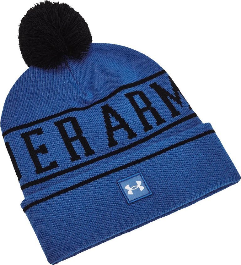 Czapka zimowa Under Armour Halftime Pom Beanie Blue