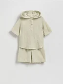 Spodenki dla niemowląt - Reserved - Bawełniany komplet - jasnozielony - miniaturka - grafika 1