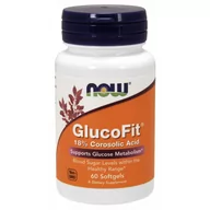 Suplementy naturalne - Now Foods GlucoFit - wyciąg z liści Banaba (60 kaps.) - miniaturka - grafika 1