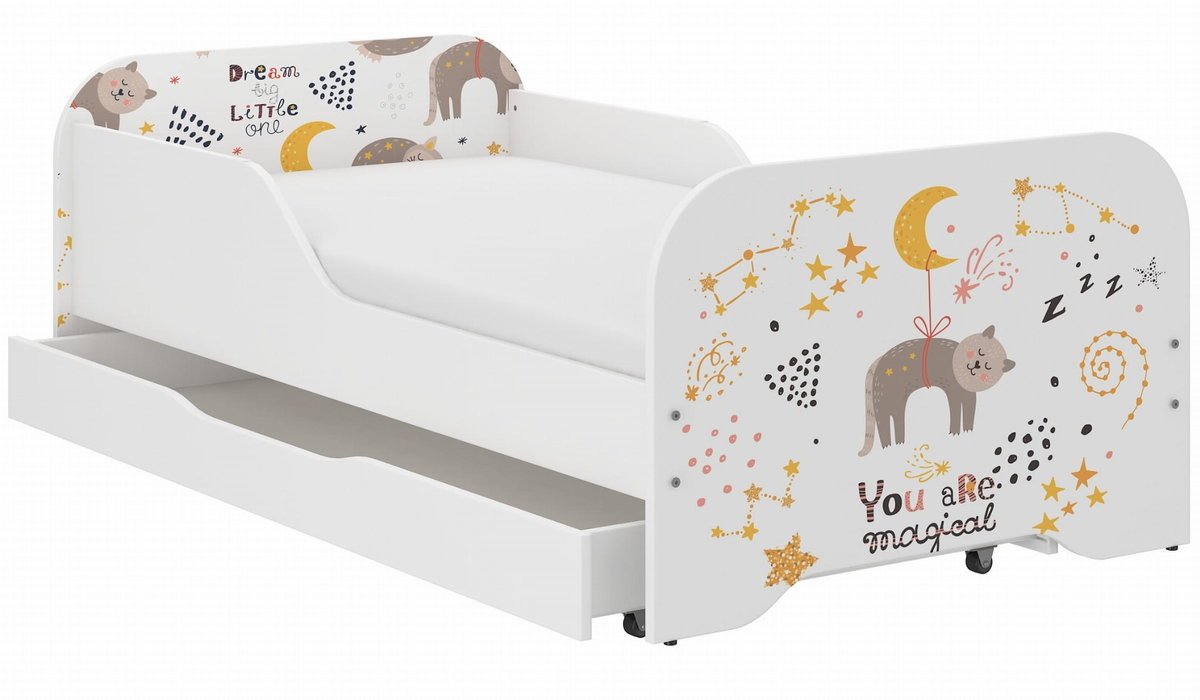 Łóżko dziecięce MIKI 140x70 KOTEK