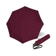 Parasole - Parasol damski Knirps T.200 Medium Duomatic automatyczny składany bordowy - miniaturka - grafika 1