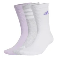 Skarpetki damskie - Skarpety za kostkę ADIDAS LOGO PACK 3PP JD5829 – Szary - miniaturka - grafika 1