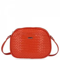 Torebki damskie - Uniwersalna Listonoszka Damska firmy David Jones Ceglasta - miniaturka - grafika 1