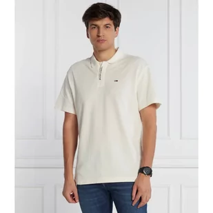Tommy Jeans Polo BRANDED PLACKET | Relaxed fit - Koszule męskie - miniaturka - grafika 1