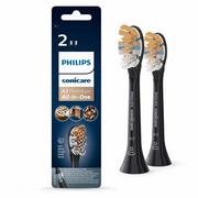 Końcówki do szczoteczek elektrycznych - Philips Głowice wymienne Sonicare Prestige HX9092/11 Czarne - miniaturka - grafika 1