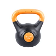 Kettlebell - InSportLine Hantla bitumiczna Kettlebell Dark 8 kg 1IN-10737 - miniaturka - grafika 1
