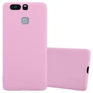 Etui i futerały do telefonów - Pokrowiec Do Huawei P9 Etui w CANDY RÓŻOWY TPU Silikon Obudowa Case Cover Ochronny Plecki Cadorabo - miniaturka - grafika 1