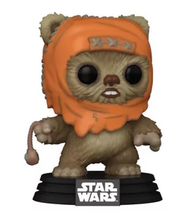 Funko POP!, figurka kolekcjonerska, Vinyl: Star Wars Episode VI: Return of the Jedi - Wicket with Slingshot 40th - Figurki dla dzieci - miniaturka - grafika 1