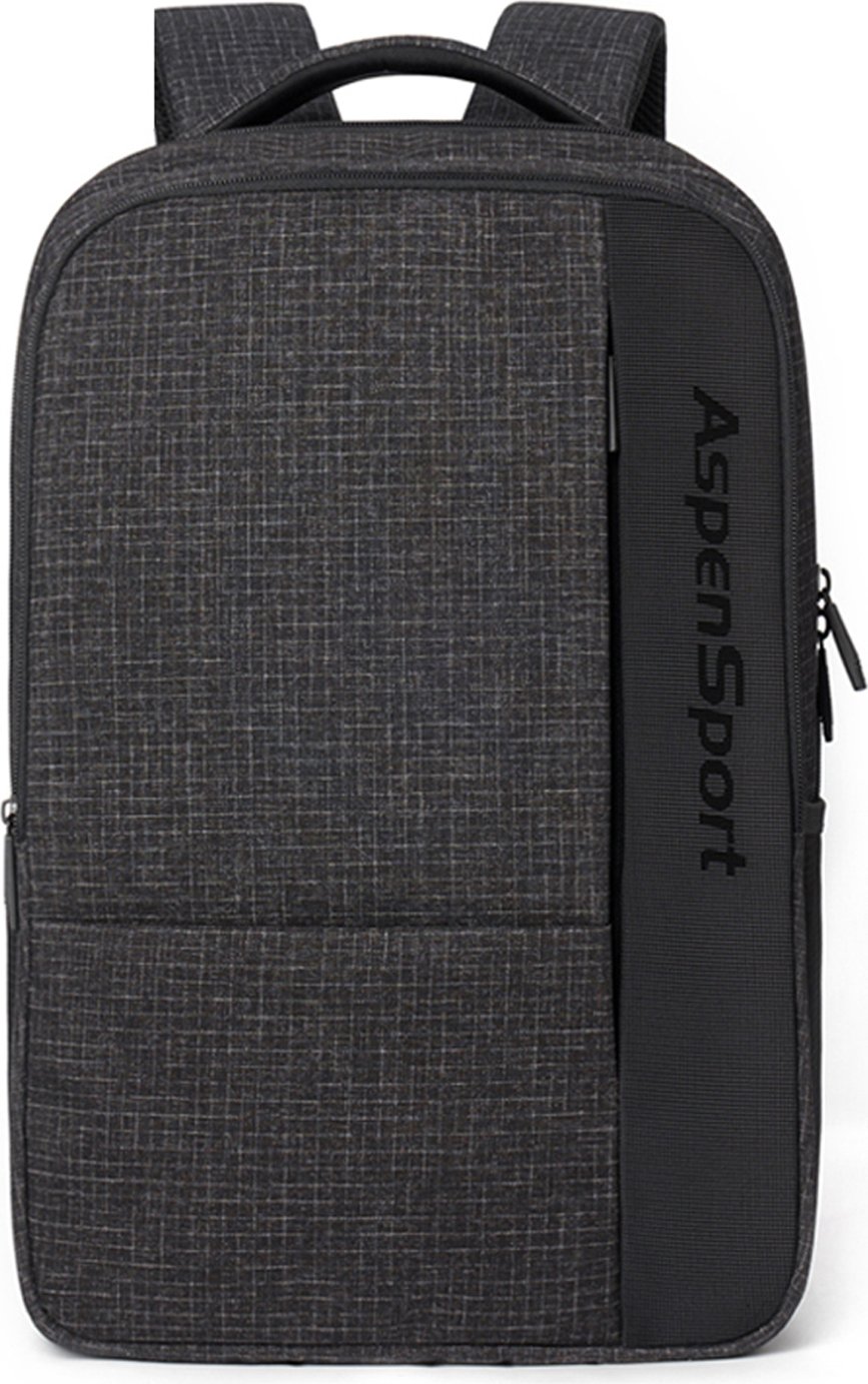 Plecak damski i męski AspenSport czas wolny/szkoła/sport/praca 24 litry czarny