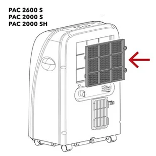Trotec PAC 2600 S / PAC 2000 S / PAC 2000 SH filtr powietrza - Akcesoria do wentylacji i klimatyzacji - miniaturka - grafika 1
