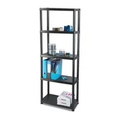 Szafy i regały magazynowe - Regał warsztatowy plastikowy PLATIN 71 x 38 x 170 cm 5 półek - miniaturka - grafika 1