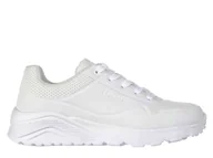 Buty dla dziewczynek - Buty dziecięce Skechers 403694LW UNO LITE DELODOX Białe - miniaturka - grafika 1