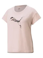 Koszulki sportowe damskie - Puma Koszulka sportowa w kolorze jasnoróżowym - miniaturka - grafika 1