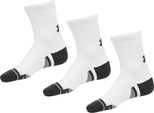 Under Armour Skarpety Under Armour Performance Tech 3 pary biało-czarne 1379512 100 XL - Skarpety termoaktywne - miniaturka - grafika 1