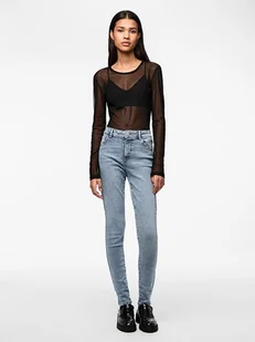 Pieces Dżinsy "Dana" - Skinny fit - w kolorze błękitnym - Spodnie damskie - miniaturka - grafika 1