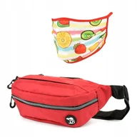 Nerki - Czerwona Saszetka Nerka Wodoodporna Biodrówka Pas Beltimore C61 : Kolory - - miniaturka - grafika 1