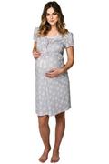 Piżamy ciążowe - Italian Fashion Noelia druk koszula nocna - miniaturka - grafika 1