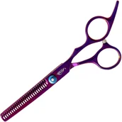 Nożyczki fryzjerskie - GEPARD Degażówki groomerskie praworęczne 6,0 offset fryzjerskie do strzyżenia włosów do salonu linia Superior - miniaturka - grafika 1