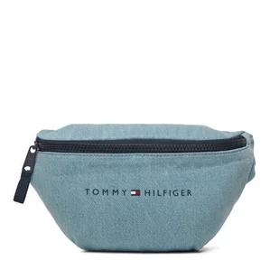 Saszetka nerka Tommy Hilfiger Th Essential Denim Bumbag AU0AU01976 Niebieski - Nerki - miniaturka - grafika 1