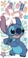 Okrycia kąpielowe dla dzieci - Ręcznik plażowy 70x140 Lilo and Stitch Hawaiian niebieski dziecięcy bawełniany Kids25 - miniaturka - grafika 1