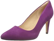 Czółenka - Clarks Laina Rae czółenka damskie, Purple Suede, 37.5 EU - miniaturka - grafika 1