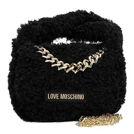 Torebki damskie - Love Moschino Damska torebka Jc4231pp0hkj100a, czarna, 19X14X9, Czarny - miniaturka - grafika 1