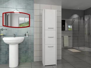 Słupek LUNA 30 cm  3D - Szafki łazienkowe - miniaturka - grafika 4