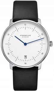 Zegarek Nowy Oryginalny Zegarek męski Sternglas S01-NA01-PR07 Naos classic +grawer - Zegarki męskie - miniaturka - grafika 1
