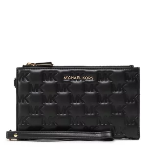 Portfele - Michael Kors Duży Portfel Damski MICHAEL Jet Set 34S2GJ6W4L Black - grafika 1