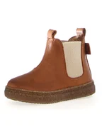 Botki damskie - Naturino Skórzane botki "Figus" w kolorze jasnobrązowym - miniaturka - grafika 1