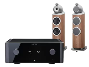 Rotel Michi X5 S2 (czarny) + 803 D4 (orzech) - Zestawy stereo - miniaturka - grafika 1
