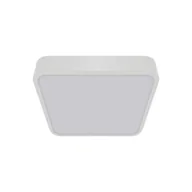 Lampy sufitowe - Kwadratowa lampa sufitowa Torem LED 16W biała do jadalni - miniaturka - grafika 1