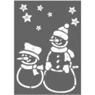 Podręczniki dla szkół podstawowych - Szablon A6 Bałwanki - miniaturka - grafika 1